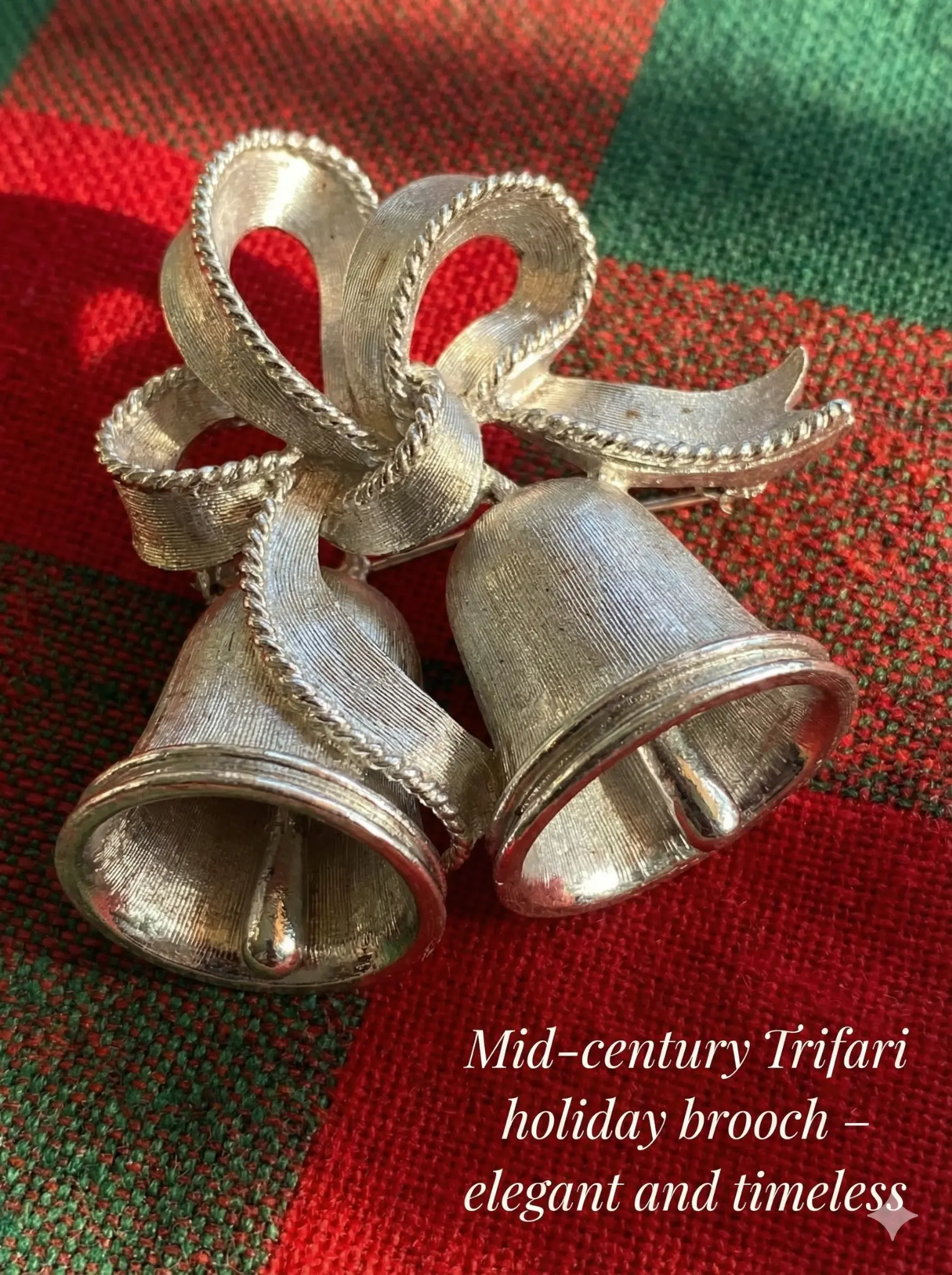 Mid-Century Trifari Holiday Brooch - After 1